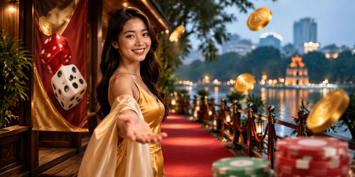 Không khí giải trí tài xỉu tại Hà Nội với cà phê và màn hình điện thoại về đêm